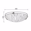 ACA Plafoniera Orofis 2foti Krustallize Gyali/Metallo E27 F30X10ek 'Force' DL08130