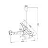 ACA Paidiko Fotistiko Orofis Elikoptero Plastiko Poluxromo 50x40x80cm E27 MD20061