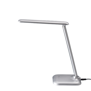 ACA Φωτιστικό Γραφείου LED Πλαστικό Ασημί 26x28.5cm Ρυθμιζόμενο Φως SF1408LED640S