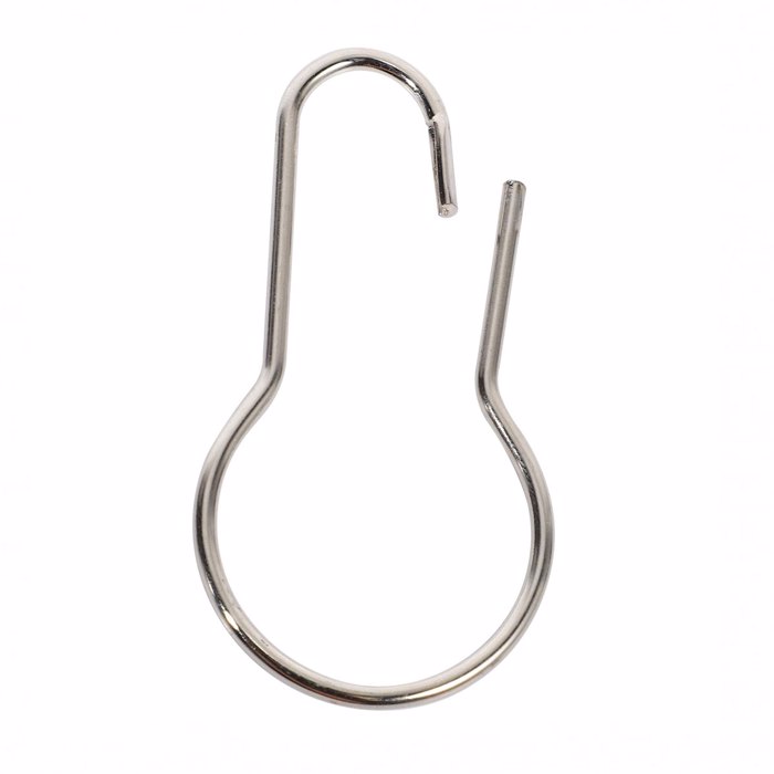 Curtain Hooks Set 12 temaxion Krikos kourtinas metallikos 