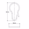 Curtain Hooks Set 12 temaxion Krikos kourtinas metallikos 