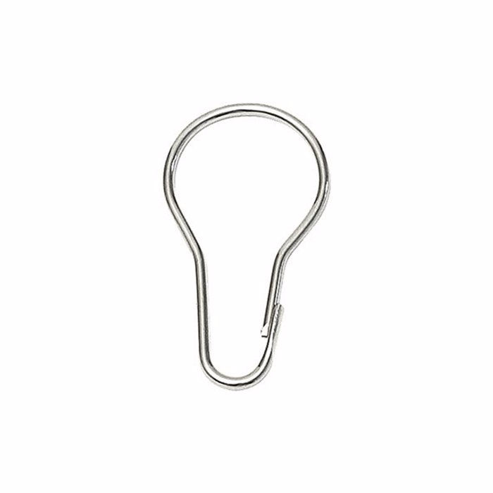 Curtain Hooks Set 12 temaxion Krikos kourtinas metallikos 