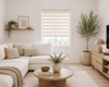 MRShome Double Roler Ruthmizomenis Skiasis 80x230cm Bez
