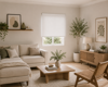 MRShome Roler Merikis Skiasis 80x230cm Off-White