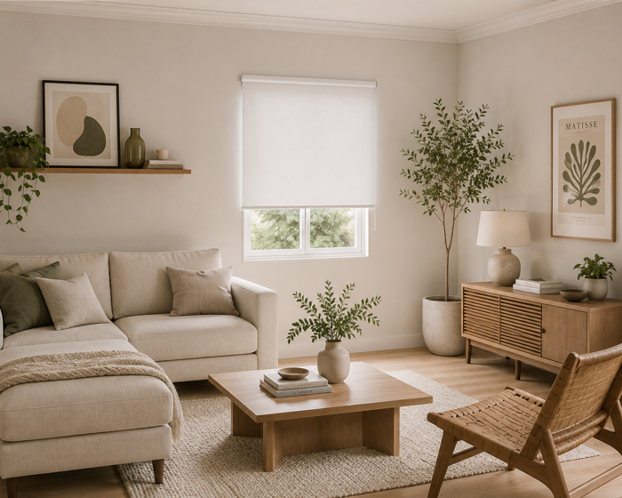 MRShome Roler Merikis Skiasis 80x230cm Off-White