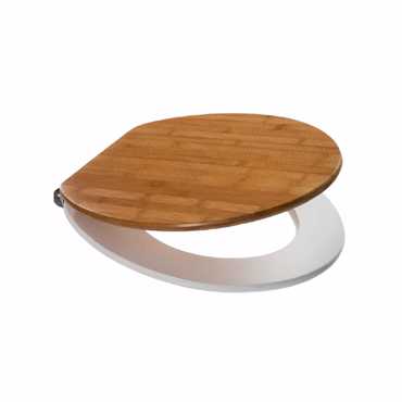 Dimitracas Καπάκι Λεκάνης SPIRELLA Oslo Φυσικό από Bamboo 36.7x45.5cm 03693.001
