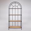 ESTHETI home Rafiera Metalliki Mavri 70x28x161cm 750-31528