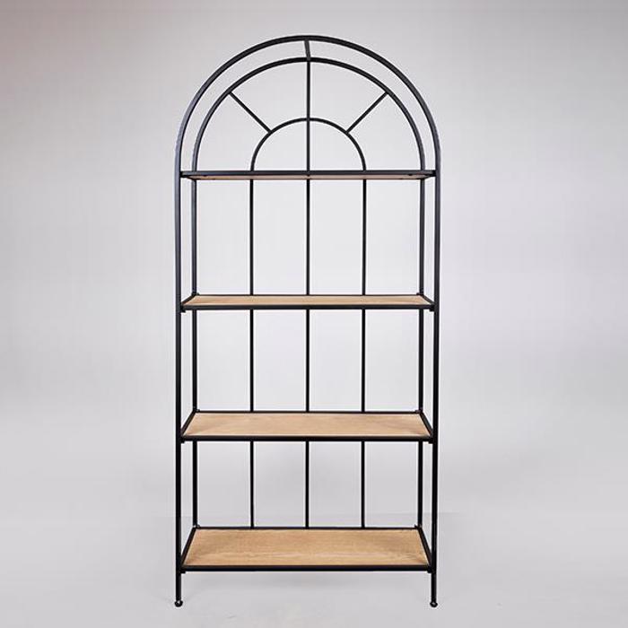 ESTHETI home Rafiera Metalliki Mavri 70x28x161cm 750-31528