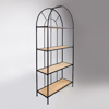 ESTHETI home Rafiera Metalliki Mavri 70x28x161cm 750-31528