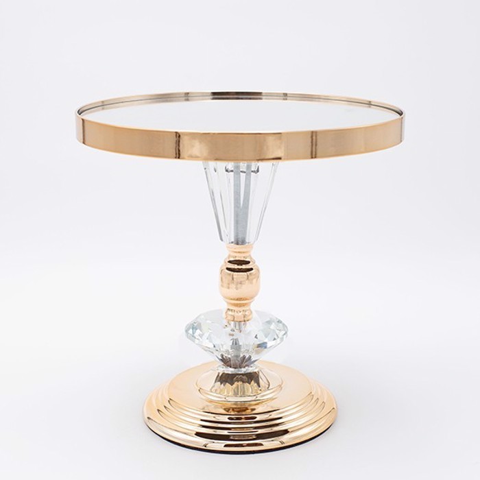 ESTHETI home Tourtiera me Basi Metalliki Xrusi me Kathrepti F25x25cm 819-00263