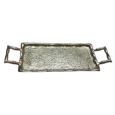 ESTHETI home Δίσκος Μεταλλικός Ασημί 49x18x4cm 819-00461