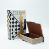 ESTHETI home Set ton 2 Diakosmitiko Kouti ''Biblio'' Xulino Lefko/Xruso/Mavro 27x18x7cm 819-01351
