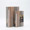 ESTHETI home Set ton 2 Kouti ''Biblio'' Xulino Kafe/Mavro 27x18x7cm 819-01359