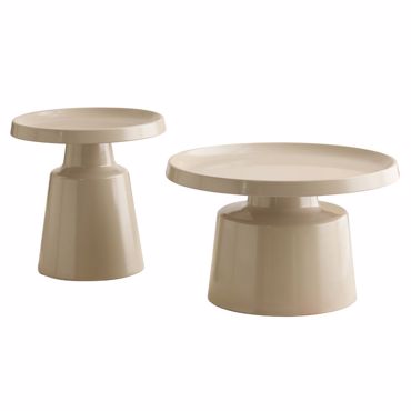 Liberta - Maison MOUSSE Σετ των 2 Coffee Table Cream Φ70x50cm 04-1325