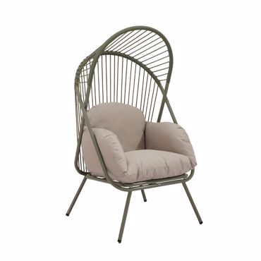Liberta - Maison SUN Πολυθρόνα Λαδί 75x69x135.5cm 51-0019