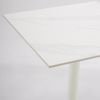 Liberta - Maison QUADRA Trapezi Lefko Me Opsi Marmarou 60x60x74cm 52-0025
