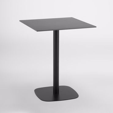 Liberta - Maison QUADRA Τραπέζι Μαύρο Πέτρα 60x60x74cm 52-0028