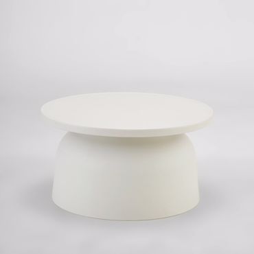 Liberta - Maison DOMI Coffee Table Λευκό Φ67x36cm 54-0014