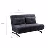 Liberta - Maison ESCADA Dithesios Kanapes Krebati Anadiploumenos Anthraki 142x88x86cm 70-0441