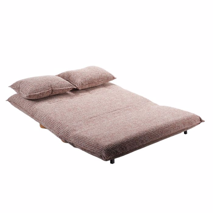 Liberta - Maison FUTON Kanapes Krebati Dithesios Anadiploumenos Terracotta Beige Me Pattern 141x87x76cm 70-0445