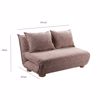Liberta - Maison FUTON Kanapes Krebati Dithesios Anadiploumenos Terracotta Beige Me Pattern 141x87x76cm 70-0445