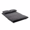 Liberta - Maison FUTON Kanapes Krebati Dithesios Anadiploumenos Ggri Mavro Me Pattern 141x87x76cm 70-0446