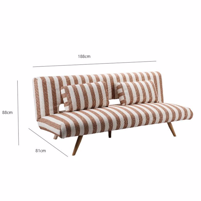 Liberta - Maison LA SPEZIA Kanapes Krebati Trithesios Off White Terracotta 188x81x88cm 70-0449