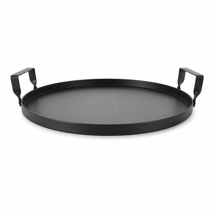 Liberta - Maison CART Diskos Metallikos Mavros 37.15x35.24x5.72cm 023410 (Megthos: Large)