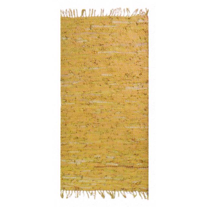 PERSIKA Xali Dermatino me Krossia 'Leather Rugs Solid' 171113/02 Buff 70x130cm PRS030586