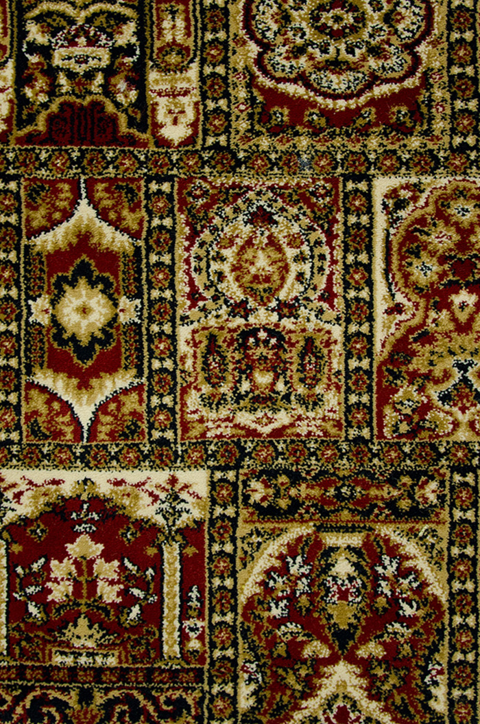BIOKARPET ufanti Moketa 'Kirman New Roll' 6809-1018 Red se Epithumiti Diastasi me to Metro
