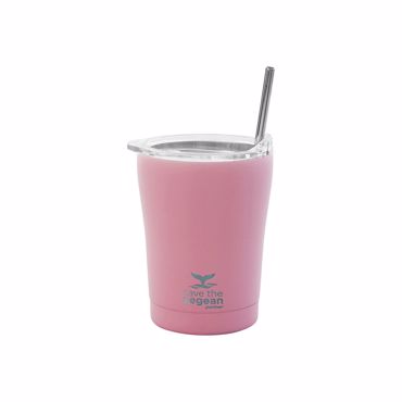 Estia Θερμός Coffee Mug Save The Aegean 350ml Blossom Rose 01-12472