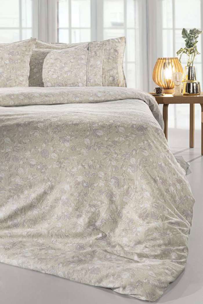 Guy Laroche Set Paplomatothiki kai Duo Maxilarothikes Eloide Natural Flannel 225x245cm