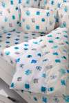 Saint Clair Set Brefika Sentonia 115x170cm kai Maxilarothiki 30x40cm Monsters Blue
