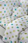 Saint Clair Set Brefika Sentonia 115x170cm kai Maxilarothiki 30x40cm Monsters Lime
