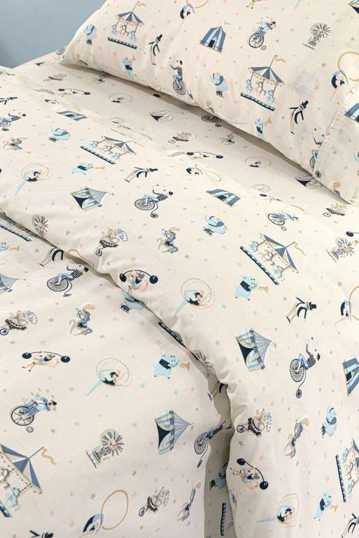 Saint Clair Set Paidiki Paplomatothiki 160x220cm & Maxilarothiki 50x70cm Enjoy Sky
