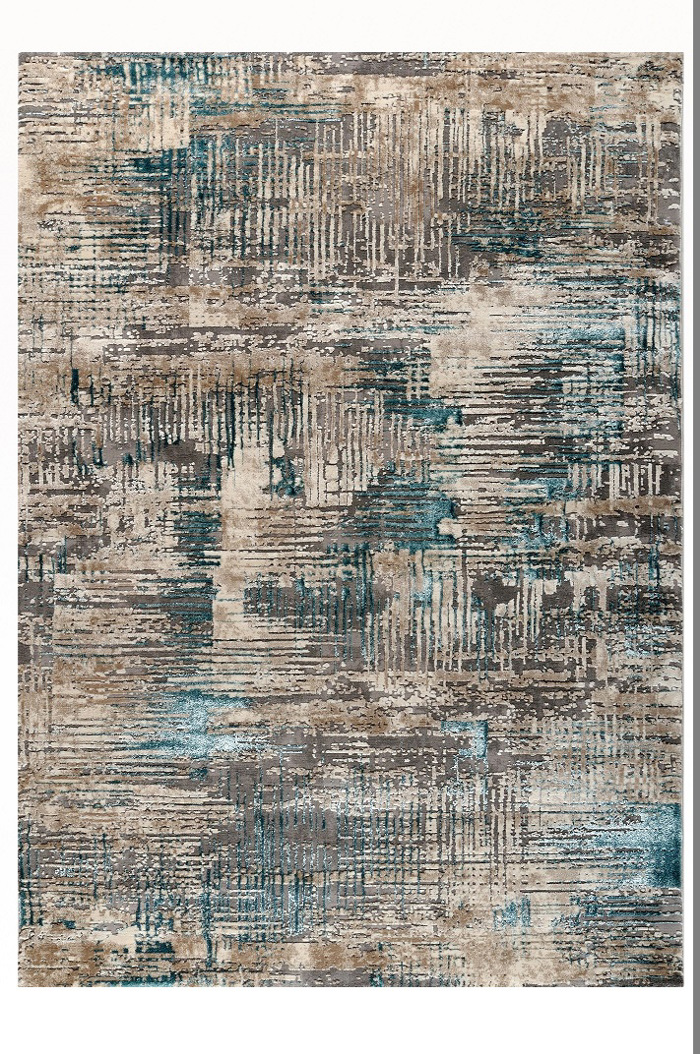 Tzikas Carpets Set Xalia Krebatokamaras ELITE Ggri/Mple 67x150/67x230 19290-953