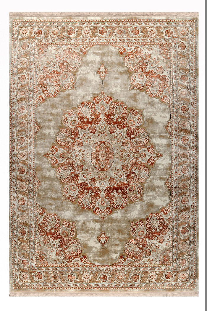 Tzikas Carpets Xali Pataki SERENITY Portokali/Mpez 80x150cm 20617-721