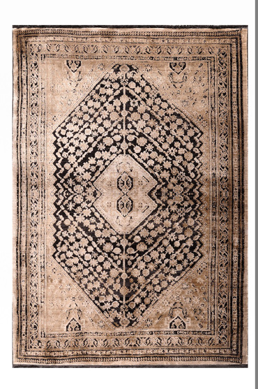 Tzikas Carpets Χαλί KARMA Μαύρο/Χρυσό 70x150cm 00155-970