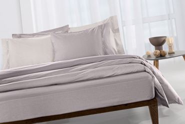 Guy Laroche Υπέρδιπλο Σεντόνι Easy Iron με Λάστιχο Color Plus Melanze 160x200cm