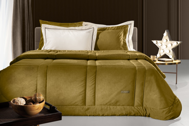 Guy Laroche Πάπλωμα Υπέρδιπλο Cristal Velvet Golden 220x240