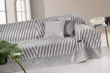 Guy Laroche Ριχτάρι Διθέσιου Καναπέ Norton Grey 180x250cm