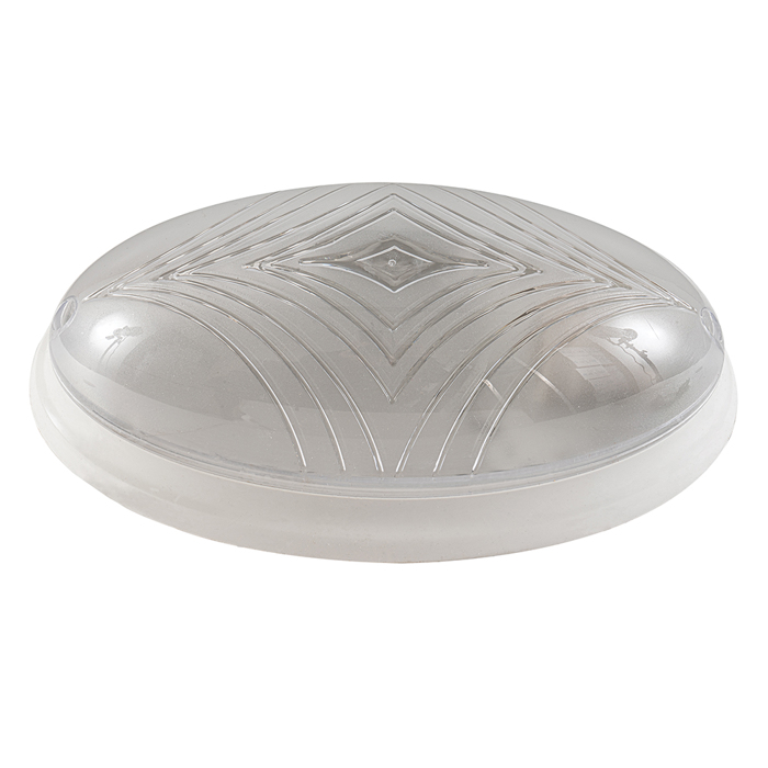 ArLight Aplika Exoterikou Xorou ''WLC 2018 WH'' Monofoti ABS/Plastiko/Krustalize Lefko E27 60W 19x15.5x11cm 0143169