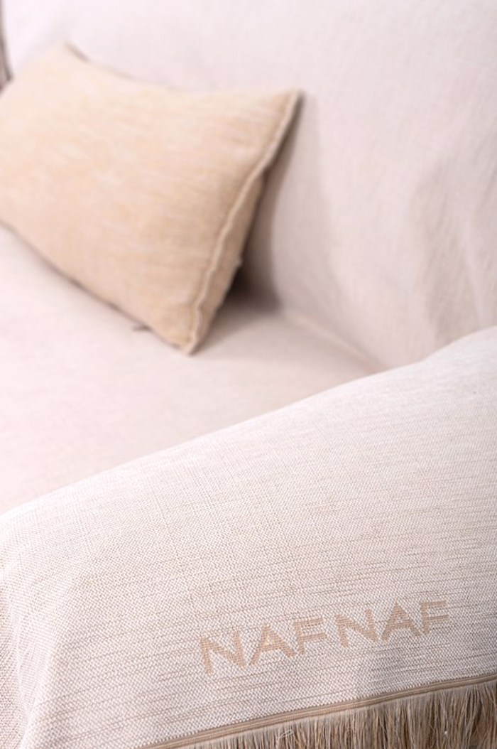 Biokarpet Home Naf-Naf Highline Rixtari Tetrathesiou Kanape Ekrou 180x350cm 358-90