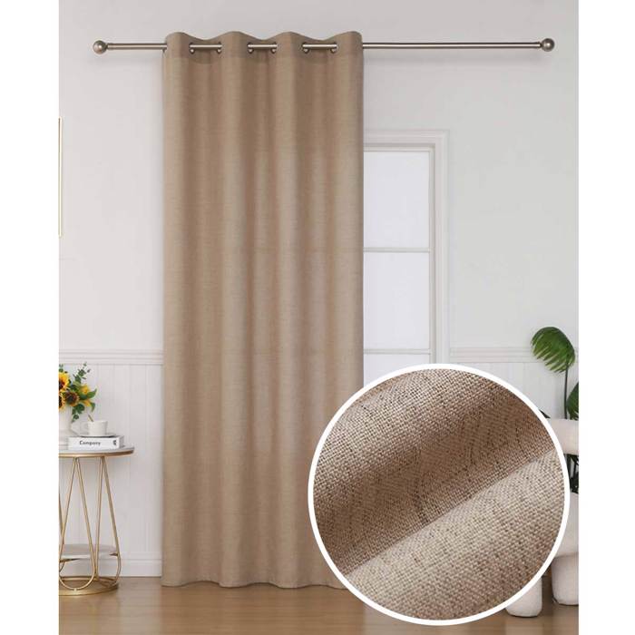 Biokarpet Home Kourtina 'Felicia' me ufi linou 140x285cm me Trouks UK01-04