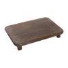 Plato Serbirismatos Orthognio Xulino Skouro Kafe 38X26X5.7ek Kib:40 XYP322 Espiel