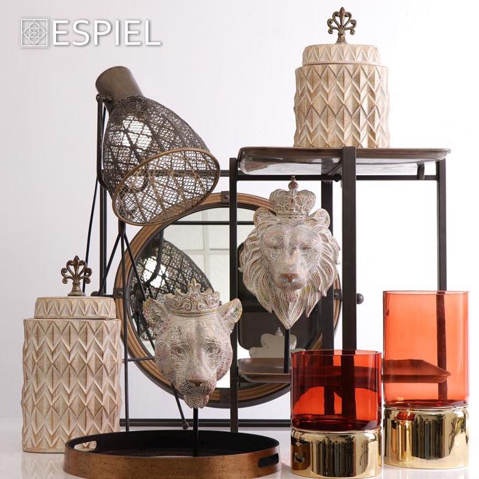 Trapezaki Saloniou/Rafiera 2 Epipedon Metalliki Bronze 83.5X43.5X61.5Ek