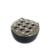 Staxtodoxeio Alouminiou Asimi/Mavro Strongulo F10x5.5cm ASR110 Espiel