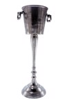 Sampaniera me Stand kai Labes Alouminiou Asimi 29x23x77cm FLA339 Espiel