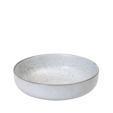 Πιάτο Βαθύ ''ETNA OFF WHITE'' Stoneware Γκρι Step Φ22x5cm FRL205K4 Espiel
