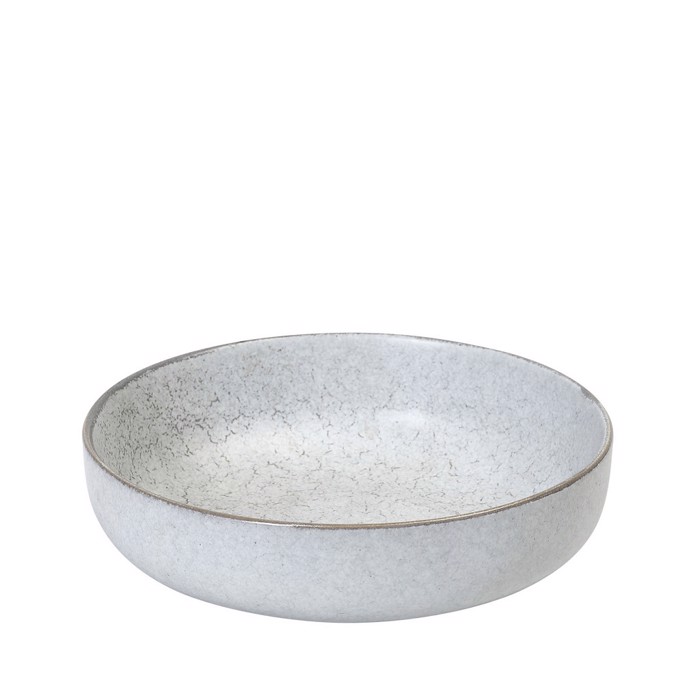 Piato Bathu ''ETNA OFF WHITE'' Stoneware Ggri Step F22x5cm FRL205K4 Espiel